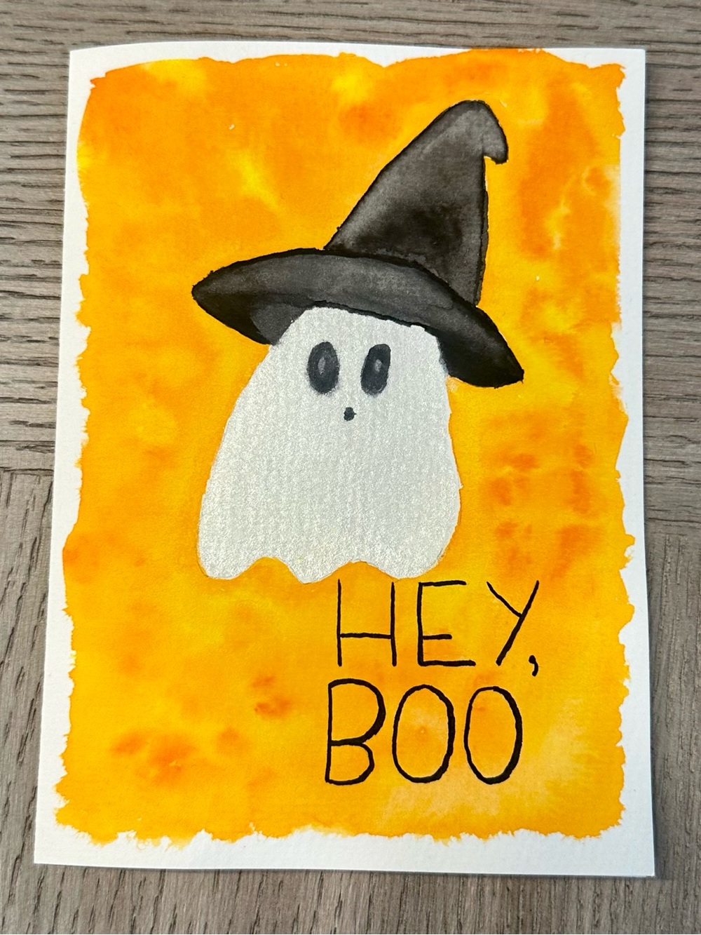 Hand Crafted Halloween Blank Greeting Cards, Includes Envelopes, Set of 4 - Picture 4 of 6